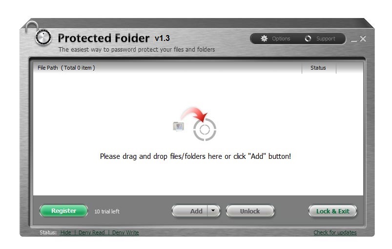 protected folder free with serial key