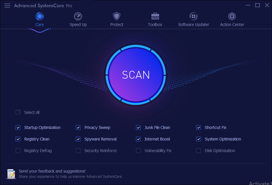 advanced care system 9 license key