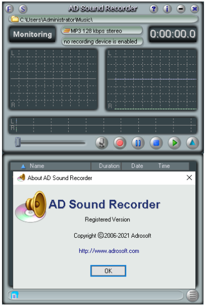 Adrosoft AD Sound Recorder Keygen Latest Download