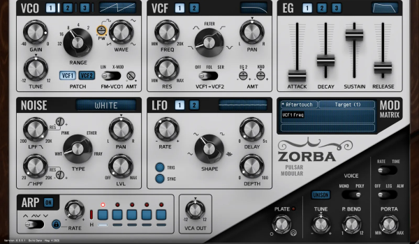Pulsar Modular Zorba Free Download [VST3, AU, AAX]